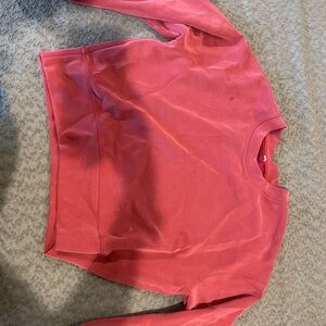 lululemon athletica Coral/red super soft sweatshirt